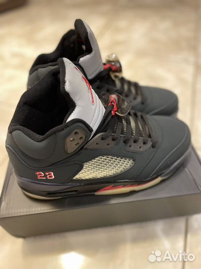 Кроссовки Air Jordan 5 gore tex off noir