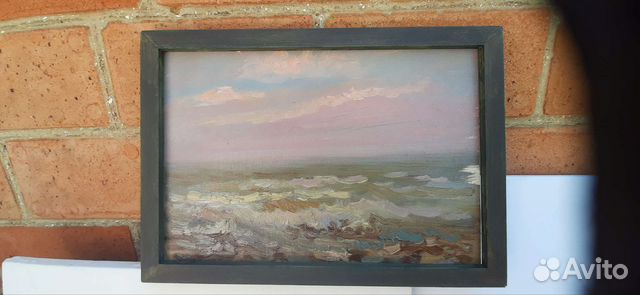 Прибой на закате. азовская волна пленэр Zh.Nataly