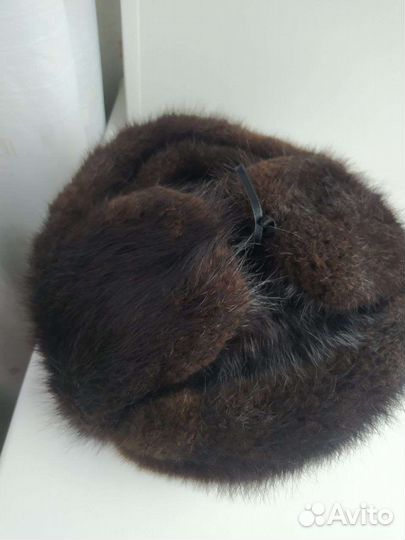Норковая шапка мужская