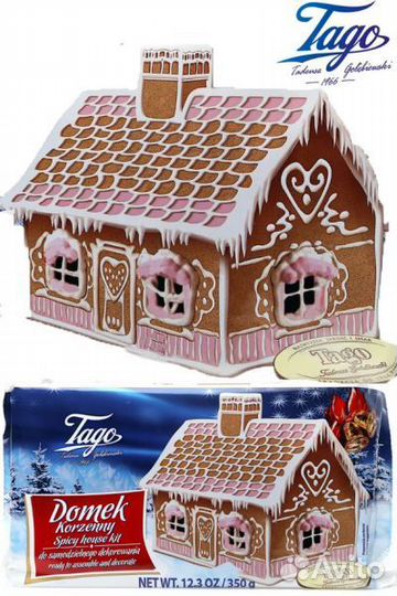 Tago Имбирные пряники, домик (Польша)