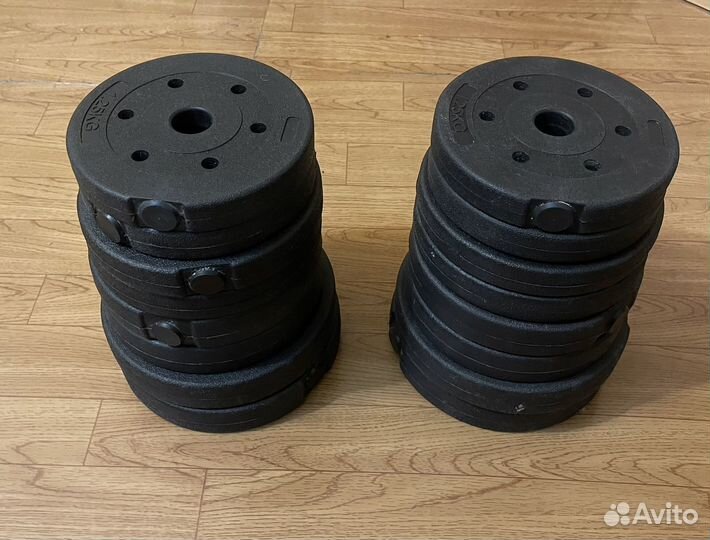 Гантели разборные, 30кг
