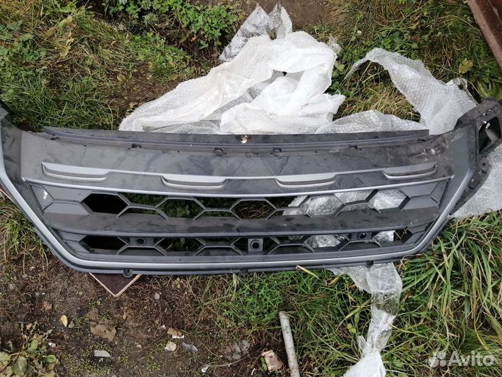 Нижняя губа бампера фольксваген тигуан