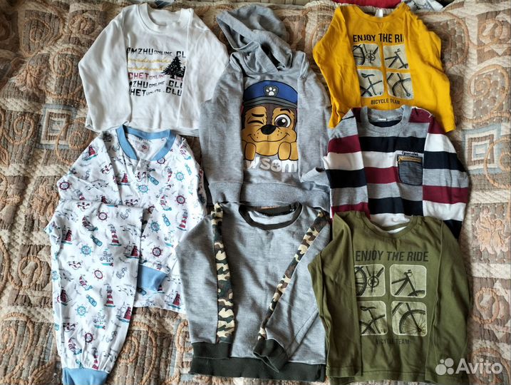 Детские вещи на мальчика пакетом
