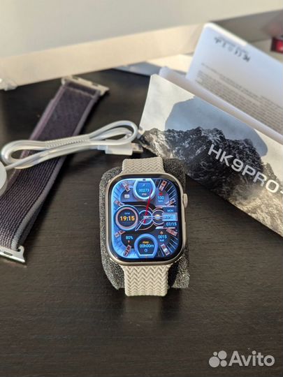 Смарт часы apple hk 9 pro plus новые запечатанные