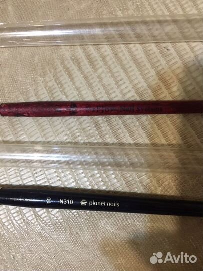 Кисти для наращивания акрилом, полигелем