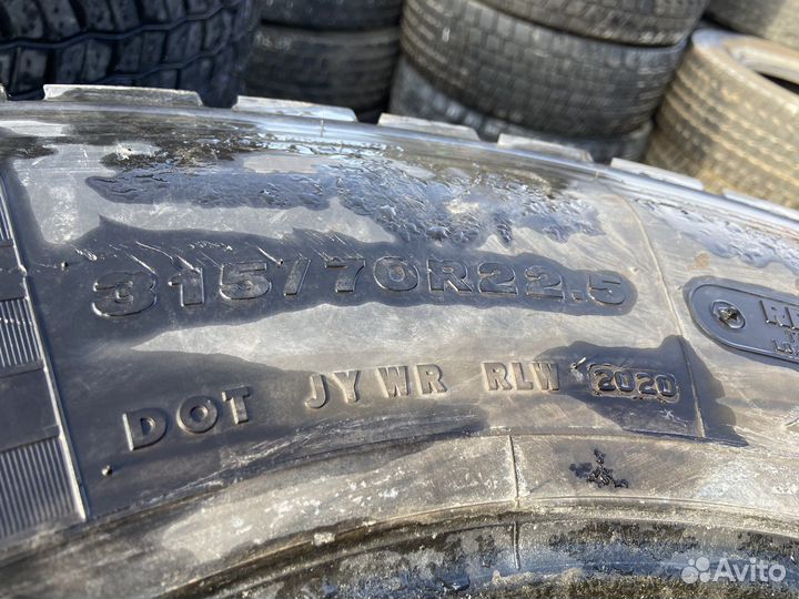 Грузовые шины б/у Bridgestone 315/70/R22.5 Duravis