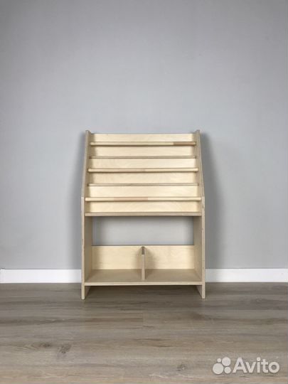 Детская полка стеллаж для книг Монтессори