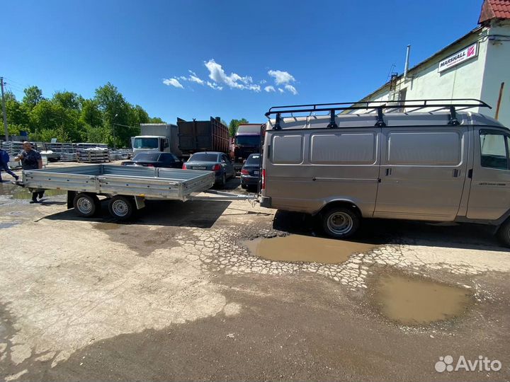 Прицеп с откидными бортами