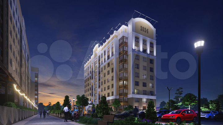 2-к. квартира, 71 м², 3/9 эт.