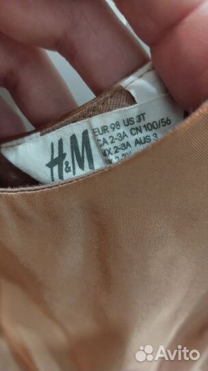 Нарядное платье H&M р.98