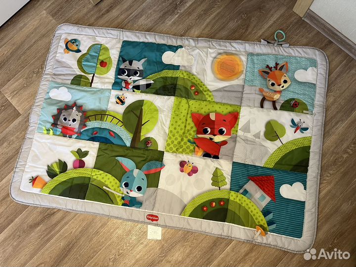 Детский коврик для ползания мягкий