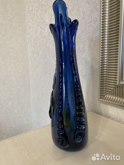 Ваза цветное стекло