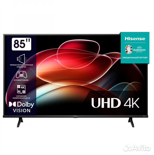 Телевизор Hisense 85A6K, черный