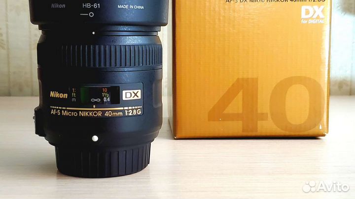 Макро объектив nikon 40mm 2.8