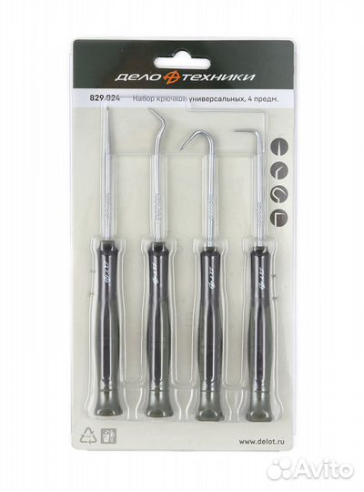 Набор крючков универсальных 4 предм. Дело Техники