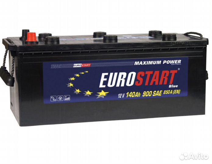 Аккумулятор eurostart 6 ст 140Ач 850A Blue рос