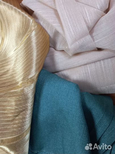 Обрезки шторных тканей