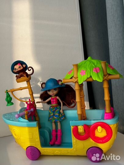 Игровой набор Enchantimals Джунгли-лодка