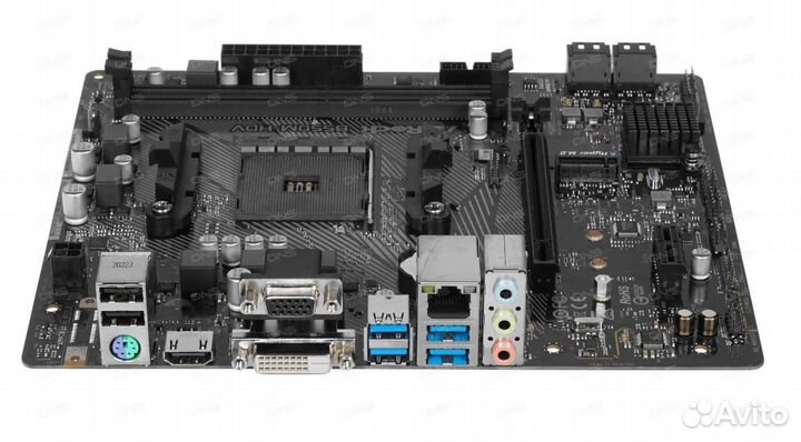 Новая материнская плата ASRock B550M-HDV