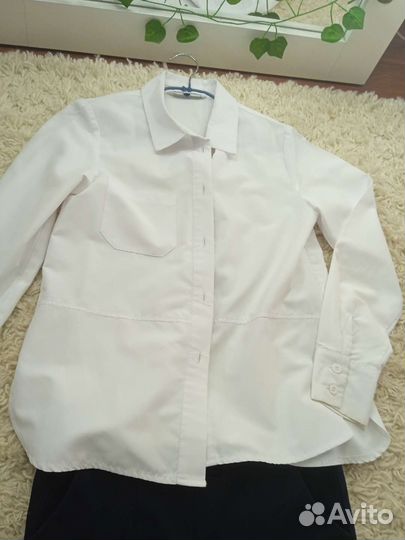 Комплект школьный, рубашка, штаны, туфли