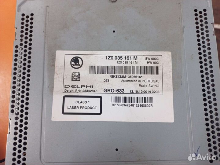 Штатная магнитола Skoda Octavia A5