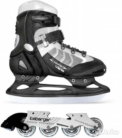 Ролики+коньки 2 в одном