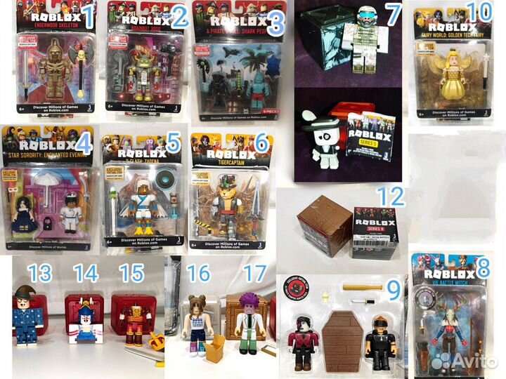 Роблокс фигурки Roblox с кодами