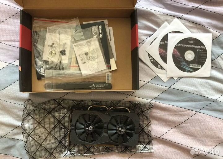 Видеокарта asus AMD Radeon RX 460 strix 4 GB