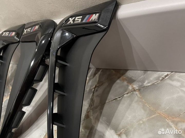 Жабры накладки на крылья bmw x5 f15 m