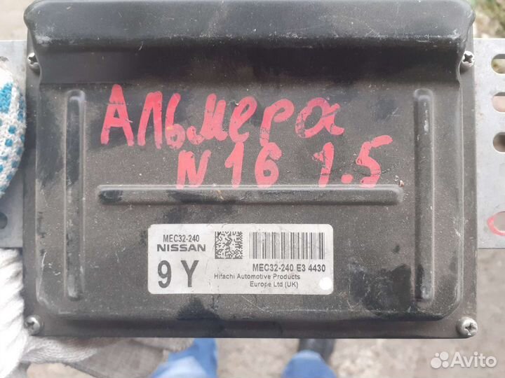 Эбу (блок управления двигателем) Nissan Almera N16