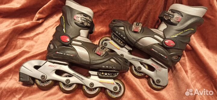 Роликовые коньки hawk 32-38 размер