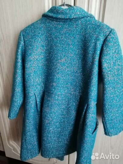 Пальто шерстяное для девочки 3-4 лет 30 размер