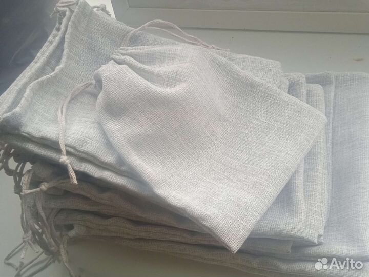 Льняные мешочки