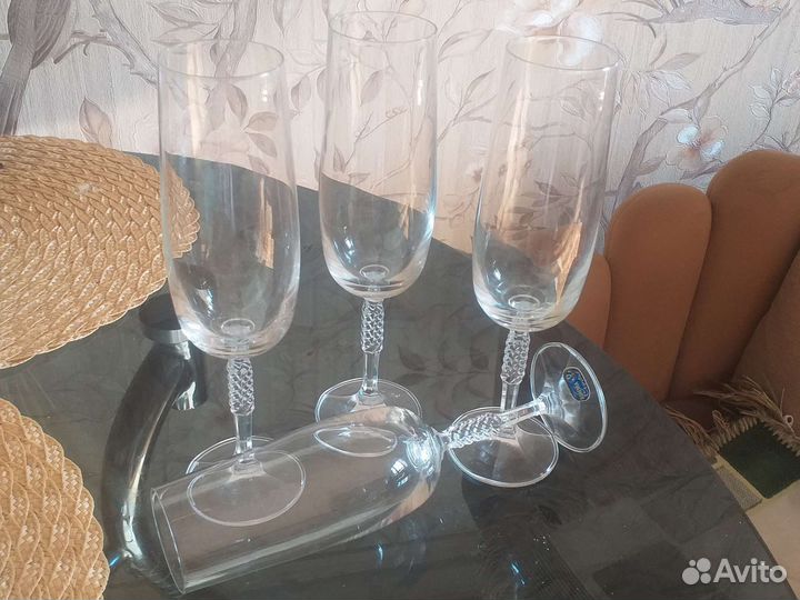 Фужеры Чехия Богемия