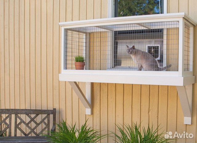 Балкончик для кошек/выгул
