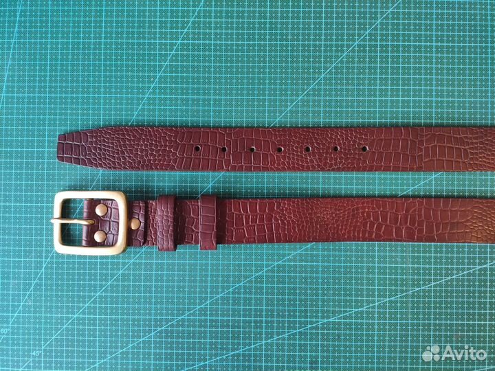 Ремень 40 мм из натуральной кожи