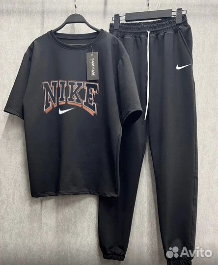 Мужской спортивный костюм футболка и штаны Nike