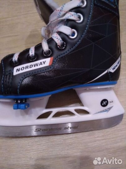 Коньки хоккейные детские раздвижные р.25-29