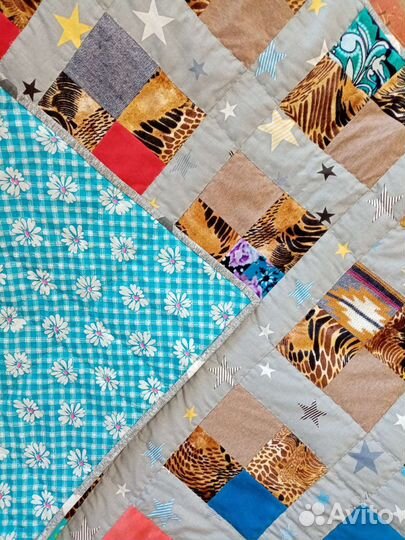 Лоскутное одеяло - покрывало пэчворк