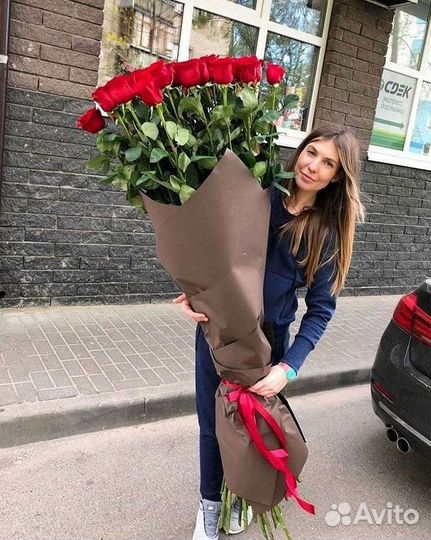 Высокие розы Гигантские розы Доставка цветов