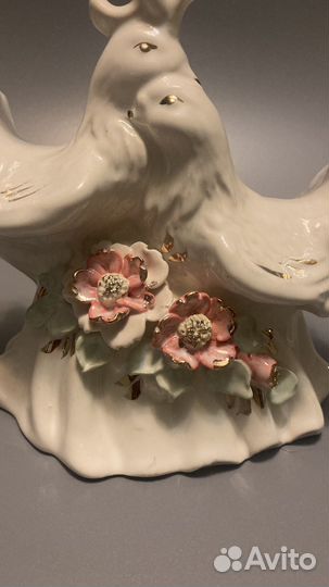 Голуби любви керамика статуэтка на свадьбу подарок