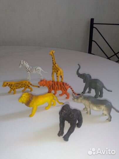 Набор фигурок животных дикие домашние