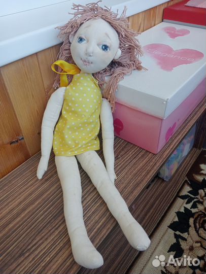 Текстильная кукла, рост 60 см