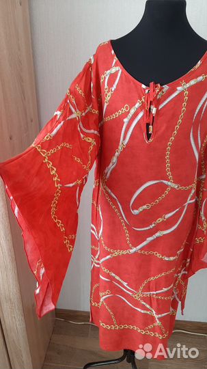 Платье под Hermes винтаж 48