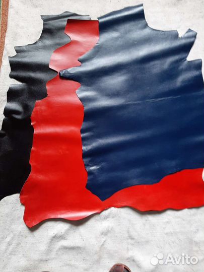 Шкурки кожаные натур телячьи