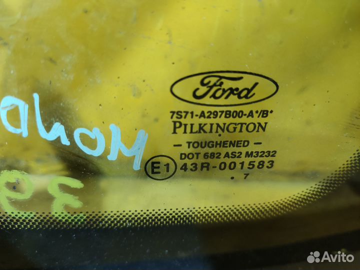 Стекло кузовное заднее правое для Ford Mondeo 4