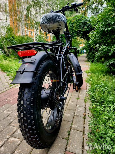Электровелосипед фэтбайк складной