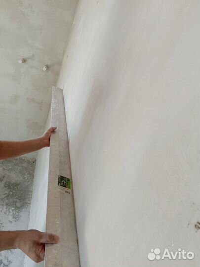 Штукатурка стен по маякам механическая
