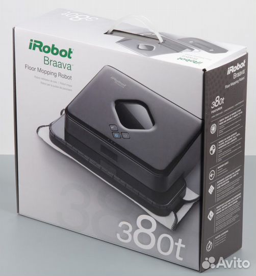 Новый IRobot Braava 380T черный