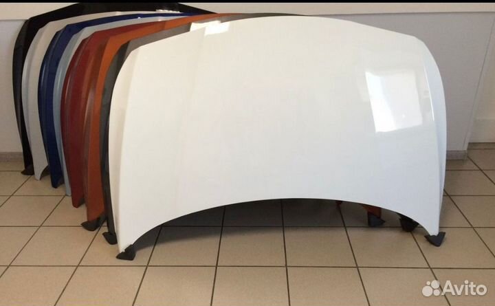 Капот на Hyundai Solaris 1 рестайлинг 2014-2017